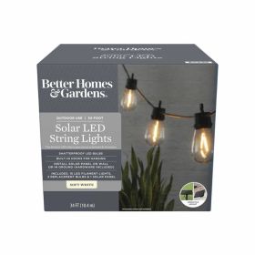 Solar LED String Lights, 34'