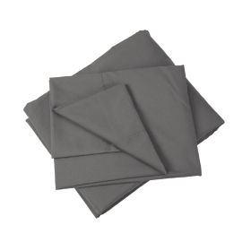 Bedding King Bed Sheets Set - 4 Piece Bedding - Brushed Microfiber - Shrinkage And Fade Resistant - Easy Care  King, Grey (Option: Grey)