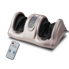 Premium Foot Massager With Remote Control  Deep Kneading And Rolling Massage For Feet, Ankles, Calves, And Legs  Pain Relief & Circulation Boost, (Option: Rose Gold)
