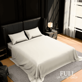 Bedding Full Bed Sheets Set - 4 Piece Bedding - Brushed Microfiber - Shrinkage And Fade Resistant - Easy Care -Full, White (Option: White)