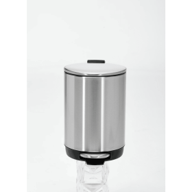 SSTC001-3L-S, Stainless Steel Kitchen Trash Can, 3L (Option: Steel Gray)